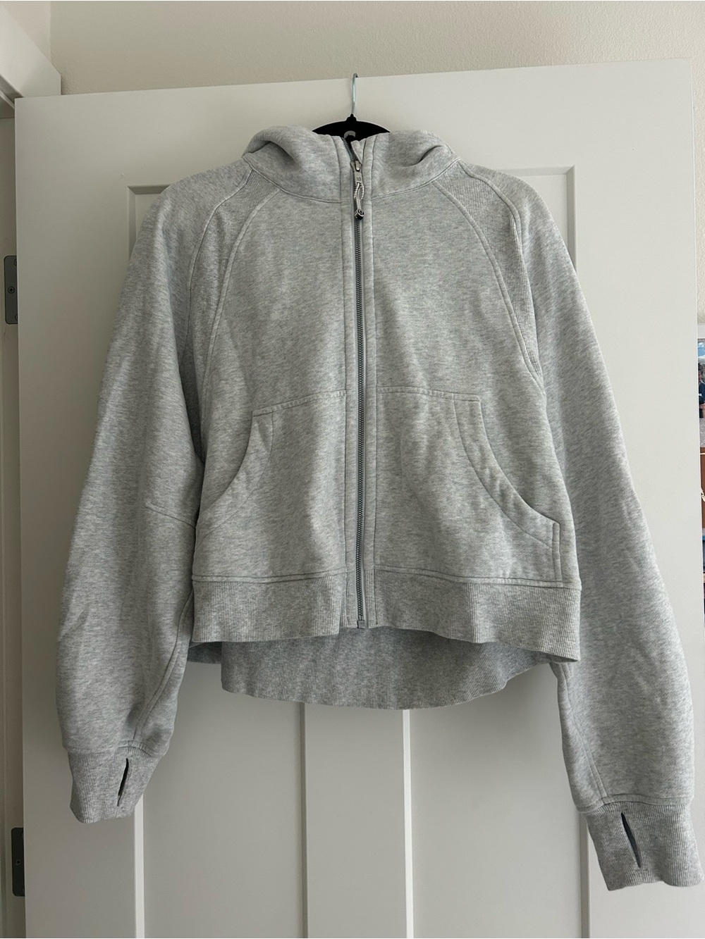 Lululemon Scuba Full Zip Heathered Gray
